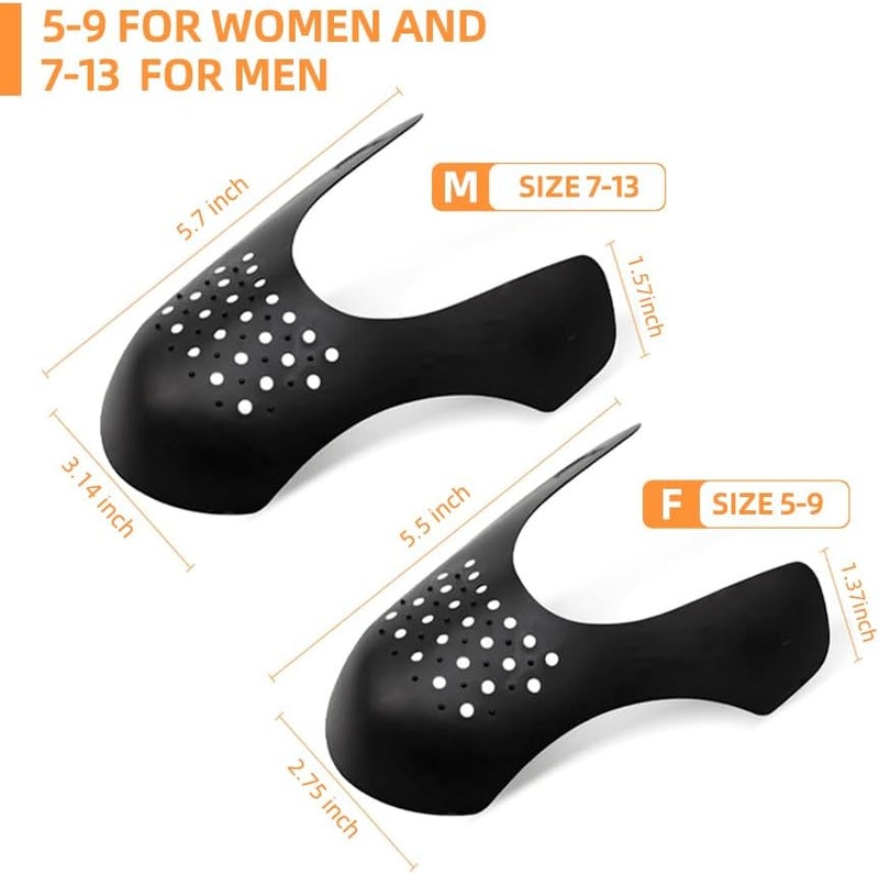 VITKSTAR 8 pairs Shoe Toe Crease Protector for Sneaker, Anti-Wrinkle Shoes Crease Protector Prevent Shoes Crease（5-9） - Image 2